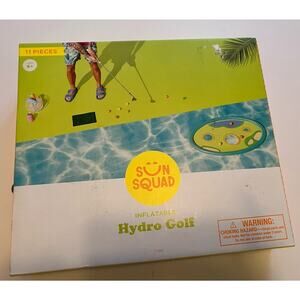 Sun Squad Inflatable Hydro Golf. 11 Piece Set. Pool Game. NIB!